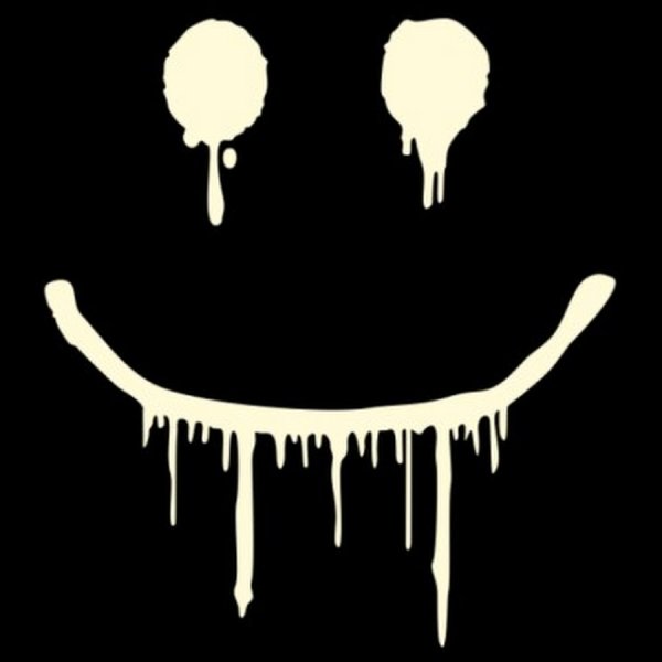 Смайлики с потеками