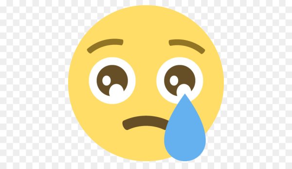 Смайлик плачет