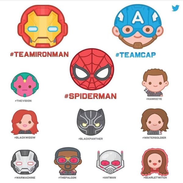 Смайлики Марвел