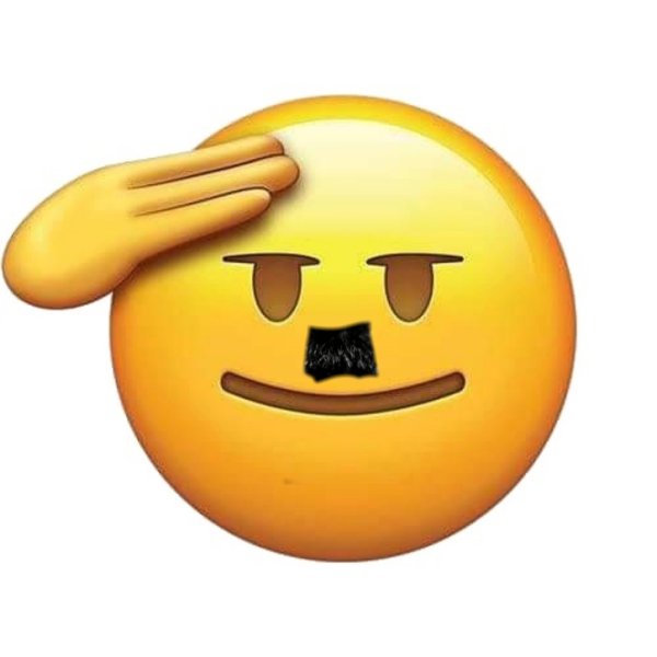 Смайлик отдающий честь