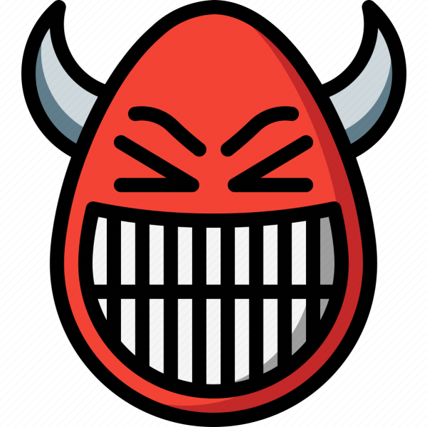 Эмодзи маска дьявол