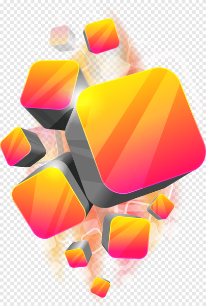 Яркий кубик