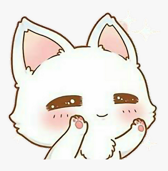Милый котик аниме