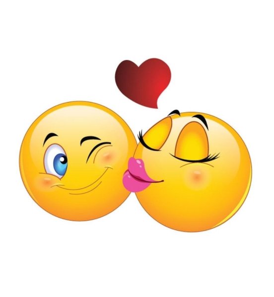Смайлики поцелуйчики