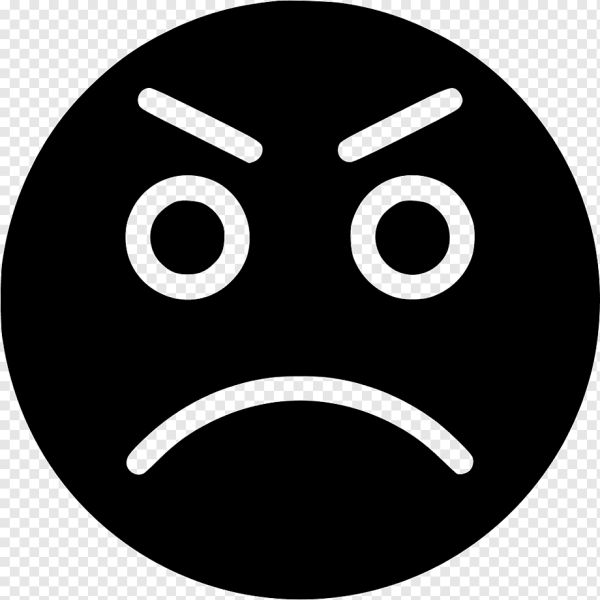 Недовольный смайлик