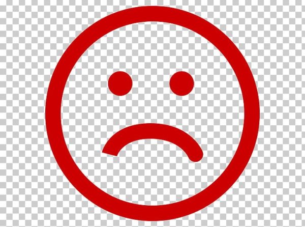 Красный смайлик