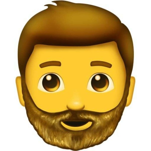 Эмодзи с бородой