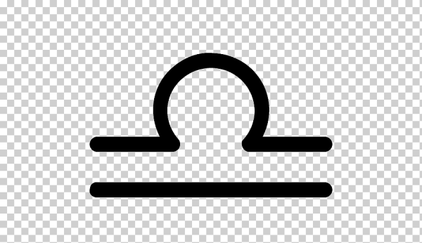 Значок знака весы