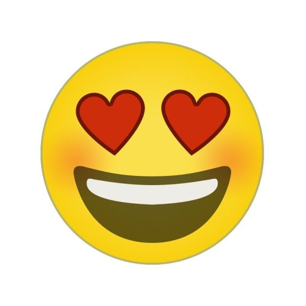 Смайлик с влюбленными глазами