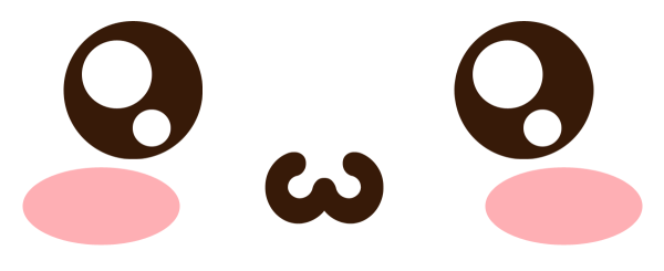 Японские глазки Стикеры