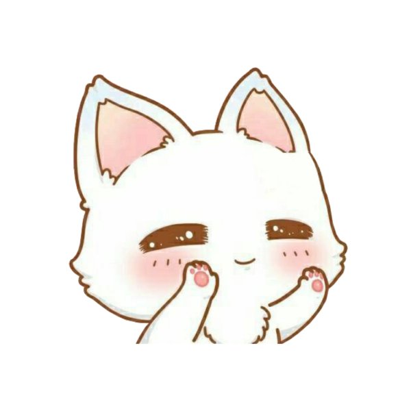 Анимешный кавайный котик