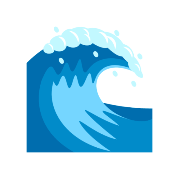 Эмодзи море волна