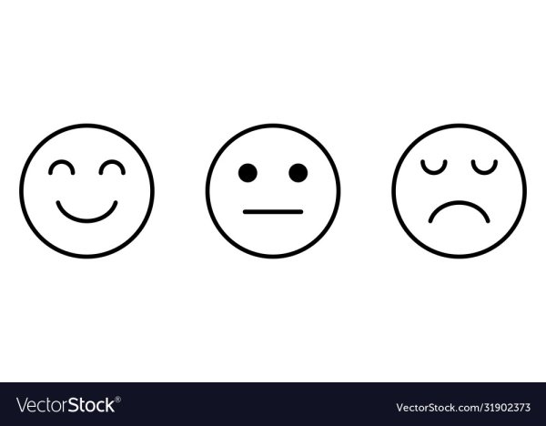 Смайлики для рефлексии черно белые