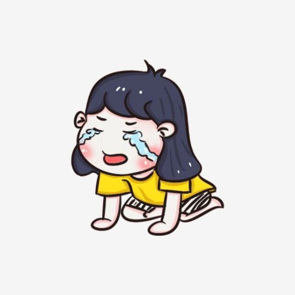 Девочка плачет рисунок