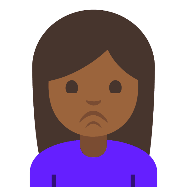 Эмодзи плачет девушка