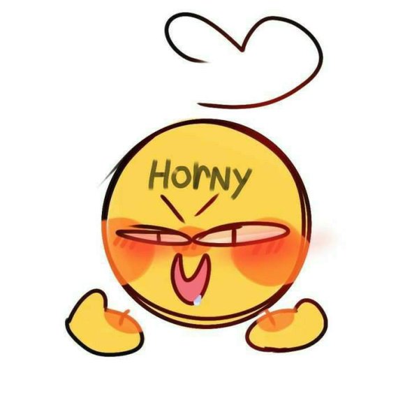 Курсед эмодзи Хорни