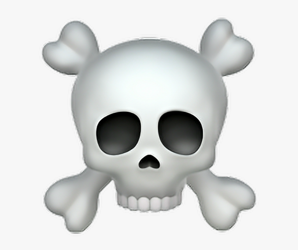 Смайл череп для телефона