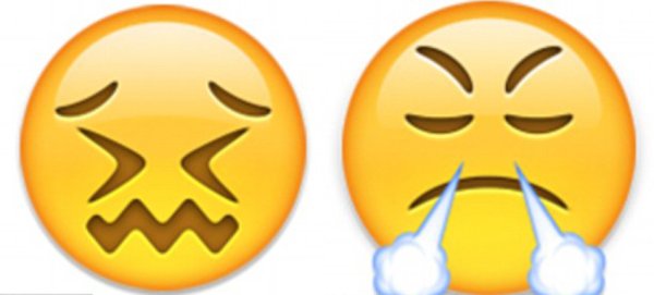 Смайлик с дымом из носа