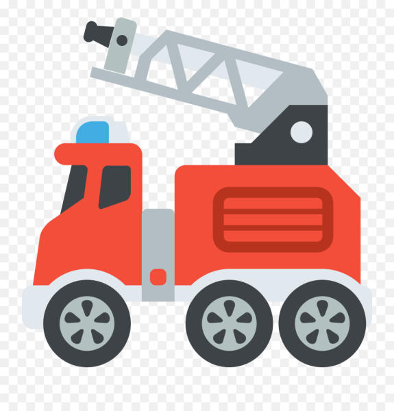 Пожарная машина эмодзи