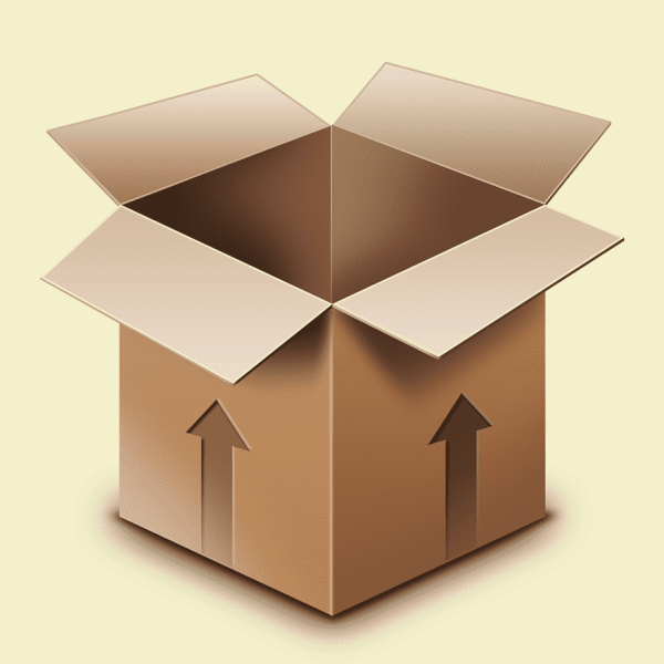 Открытая коробка