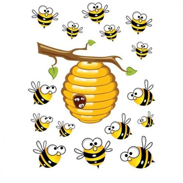 Круглая пчела