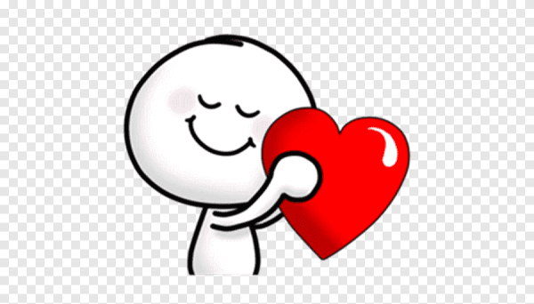 Человечек с сердечком