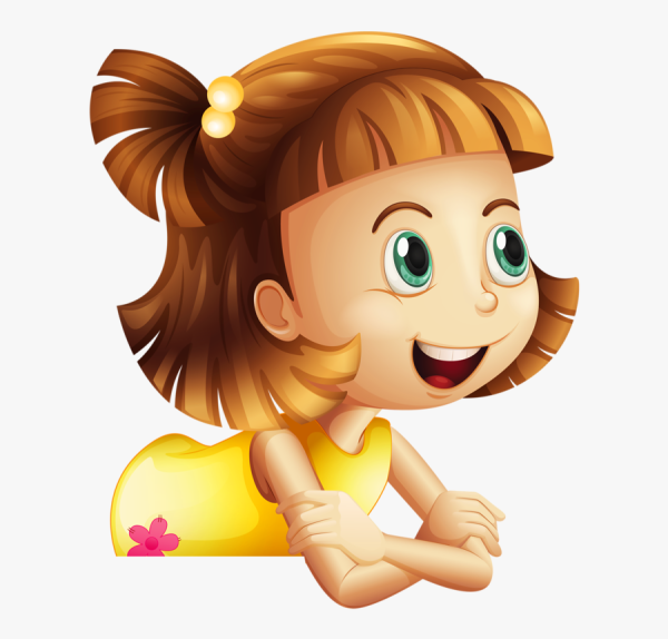 Мультяшка выглядывает