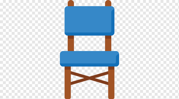 Стул на пустом фоне