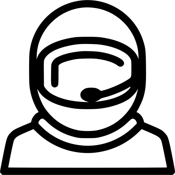 Космонавт стикер