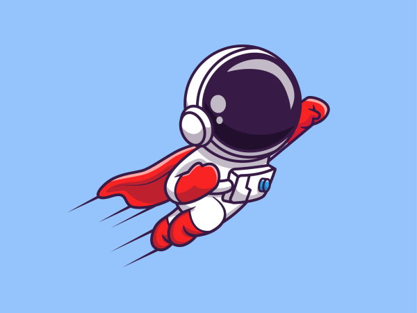 Мультяшные космонавты