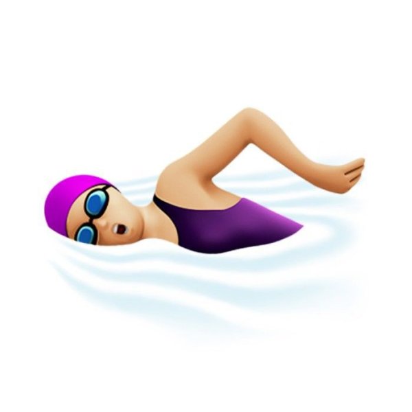 Смайлик пловчиха