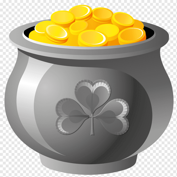 Горшочек с монетами