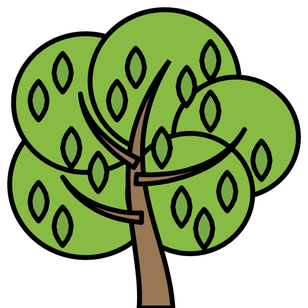 Дерево стикер