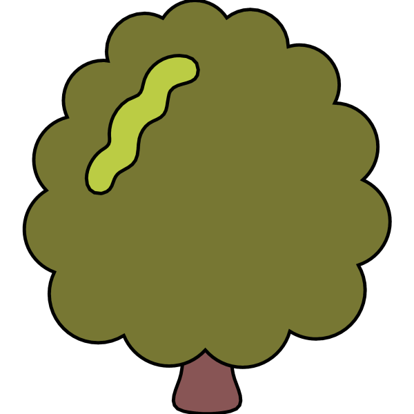 Дерево стикер