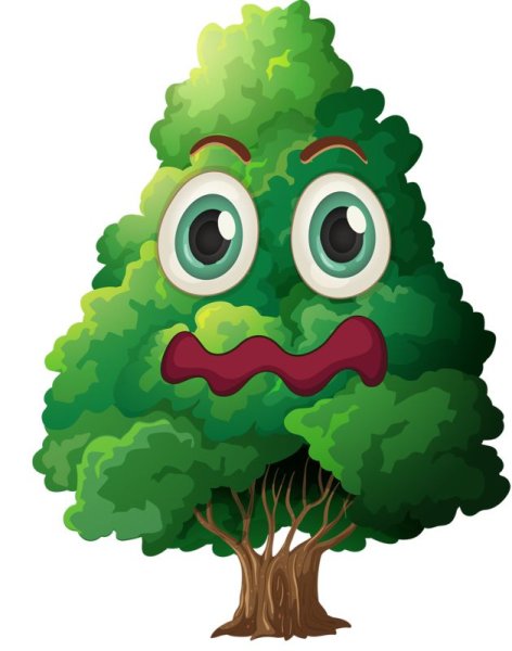 Дерево мультяшное