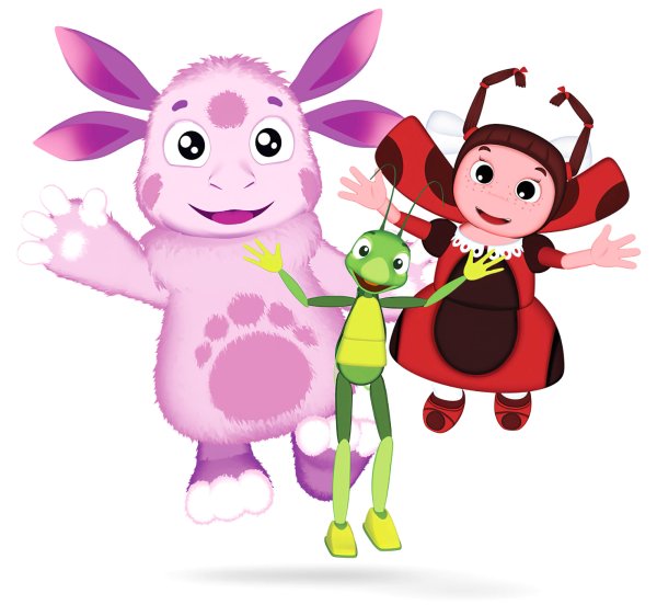 Персонажи из мультика Лунтик и его друзья