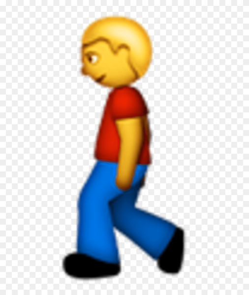 Эмодзи идущий человек
