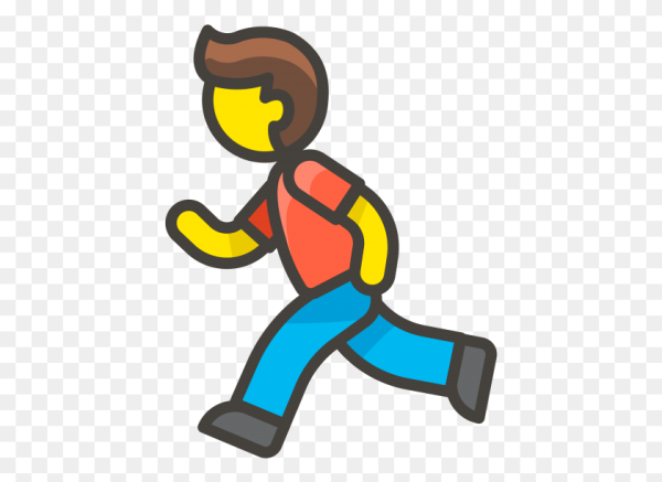 ЭМОДЖИ Бегущий человек