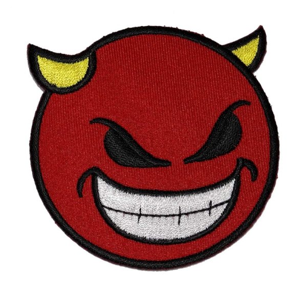 Смайлик чертенок