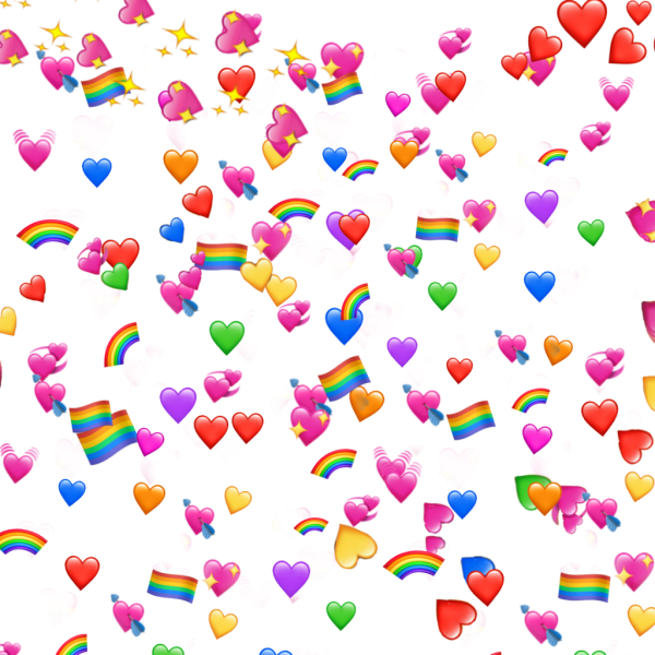 Куча сердечек