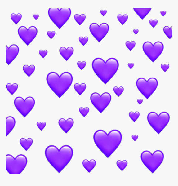 Сердце фиолетовое