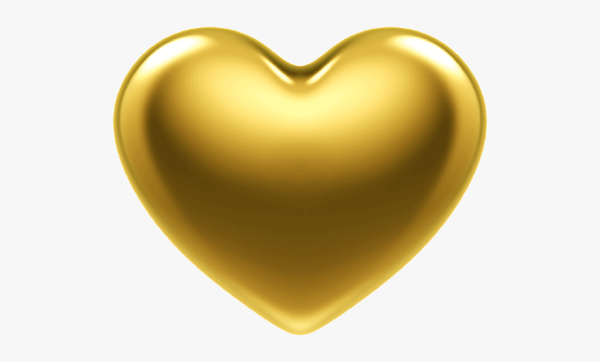 Золотые сердечки