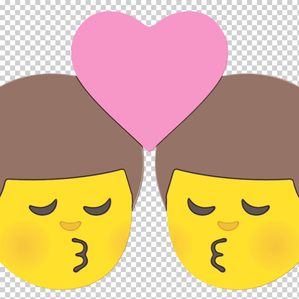 Эмодзи поцелуй