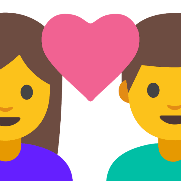 Эмодзи влюбленные
