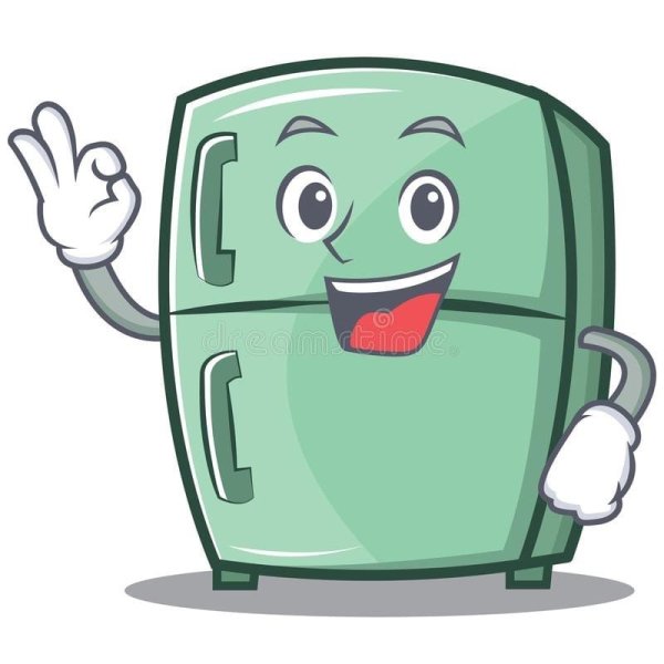 Холодильник мультяшный