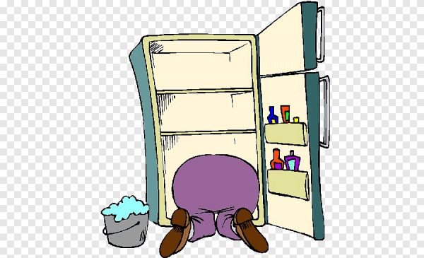 Грустный холодильник