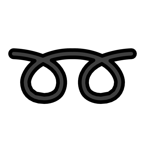 Двойная петля смайлик