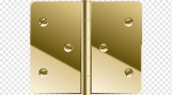 Петли дверные золото