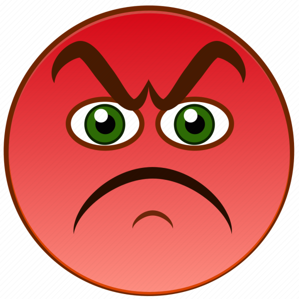 Смайлик злость