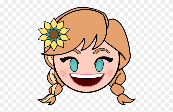 Эмодзи принцессы Диснея смеется